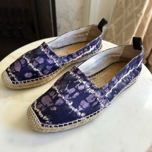 Altuzarra Purple Tie-Dye Espadrille Flats